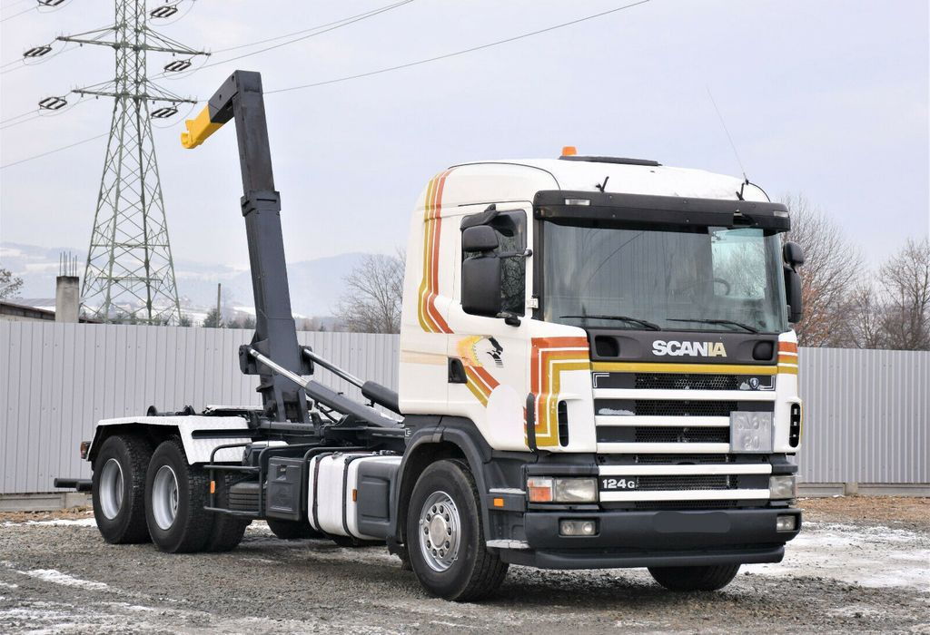Scania R124 470 Abrollkipper *6x2* Top Zustand ! - משאית הרמת וו: תמונה 1 Scania R124 470 Abrollkipper *6x2* Top Zustand ! - משאית הרמת וו: תמונה 1