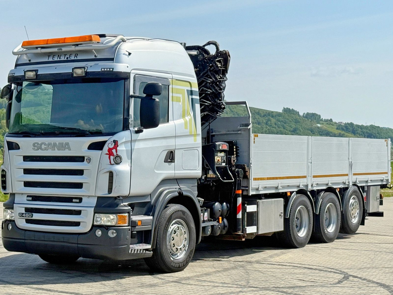 Scania R480 PRITSCHE 6,85m *HIAB 377 E-8 HIPRO/FUNK*8x4 - משאית מנוף: תמונה 4 Scania R480 PRITSCHE 6,85m *HIAB 377 E-8 HIPRO/FUNK*8x4 - משאית מנוף: תמונה 4