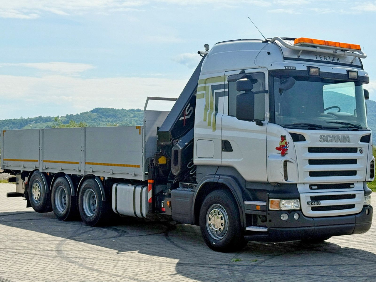Scania R480 PRITSCHE 6,85m *HIAB 377 E-8 HIPRO/FUNK*8x4 - משאית מנוף: תמונה 4 Scania R480 PRITSCHE 6,85m *HIAB 377 E-8 HIPRO/FUNK*8x4 - משאית מנוף: תמונה 4