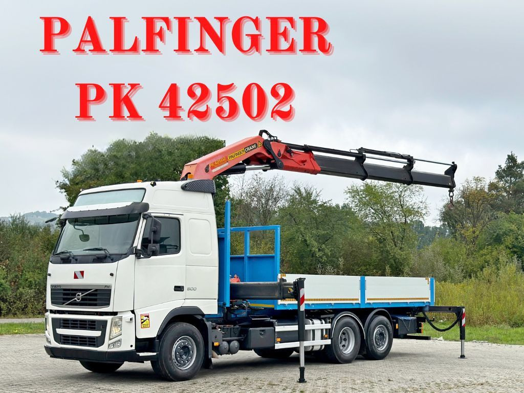 Volvo FH 500 * PRITSCHE 6,05 m* PK 42502 + FUNK *TOP - משאית מנוף: תמונה 1 Volvo FH 500 * PRITSCHE 6,05 m* PK 42502 + FUNK *TOP - משאית מנוף: תמונה 1