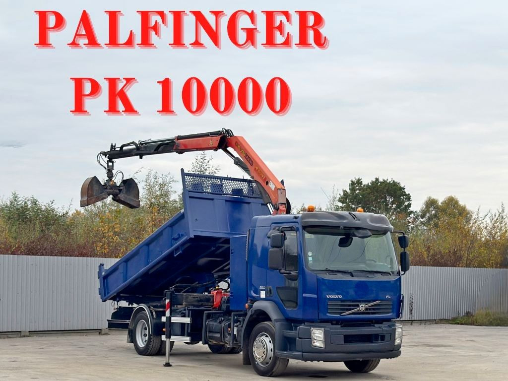 Volvo FL280 KIPPER 4,35m * PALFINGER PK 10000 + FUNK - משאית מנוף: תמונה 1 Volvo FL280 KIPPER 4,35m * PALFINGER PK 10000 + FUNK - משאית מנוף: תמונה 1