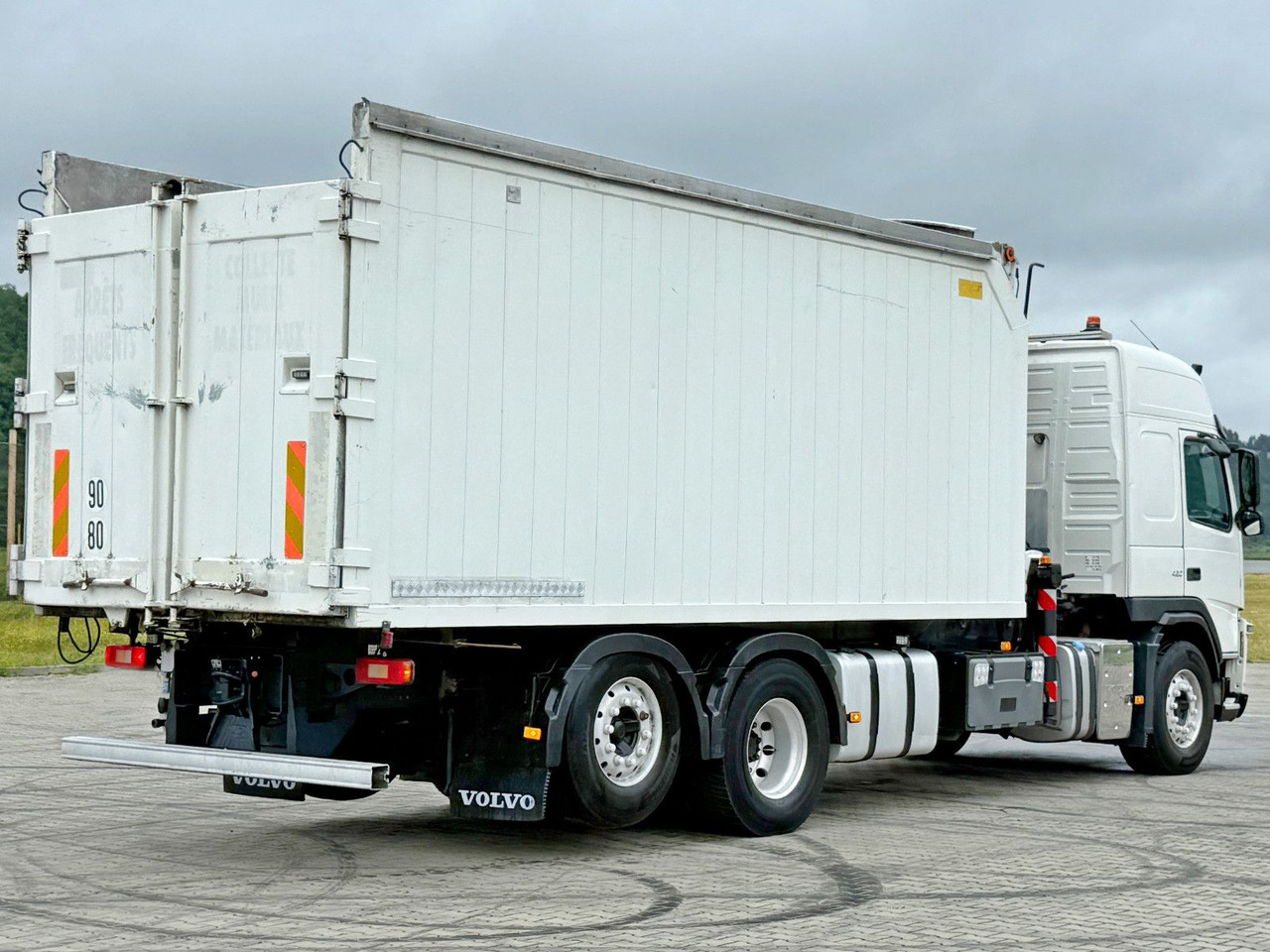 מזהיר, משאית מנוף Volvo FM 420 Kipper 6,20 m * EPSILON Q150L75 *TOP: תמונה 7