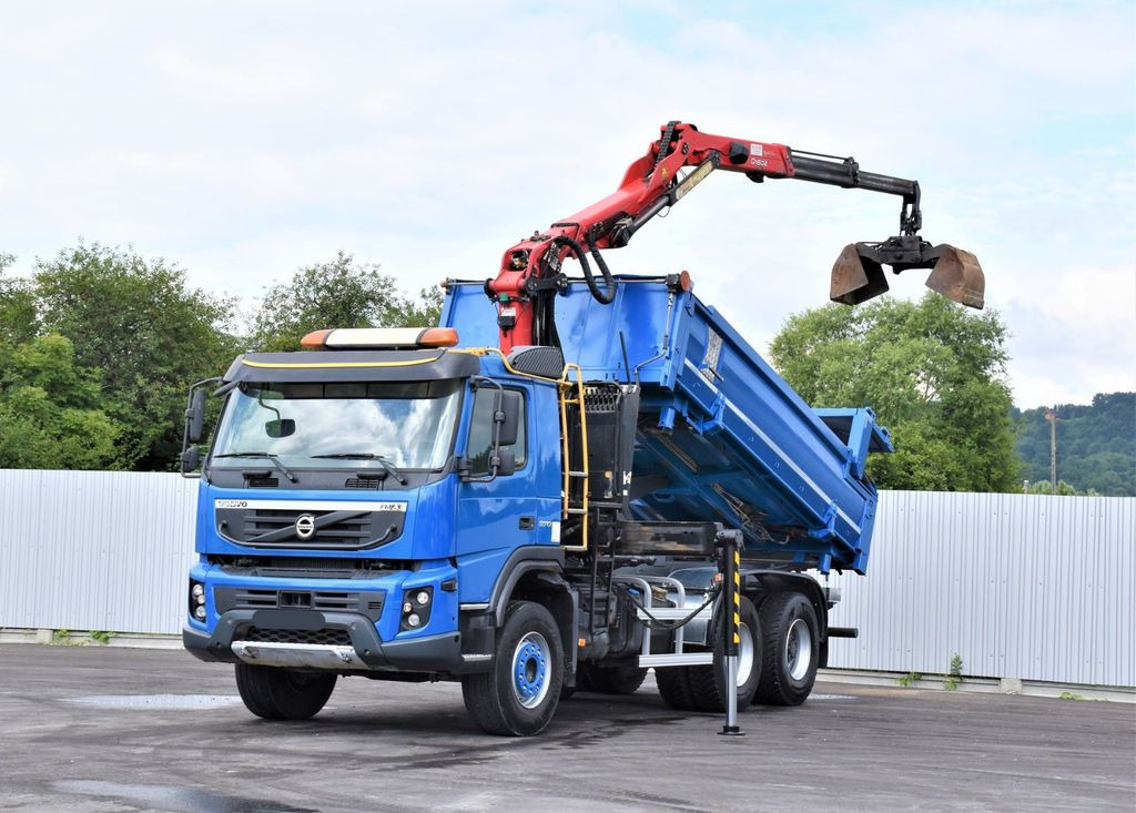 Volvo FMX 370 Kipper 4,90m *EPSILON Q150Z/FUNK*6x4 - מזהיר, משאית מנוף: תמונה 2 Volvo FMX 370 Kipper 4,90m *EPSILON Q150Z/FUNK*6x4 - מזהיר, משאית מנוף: תמונה 2