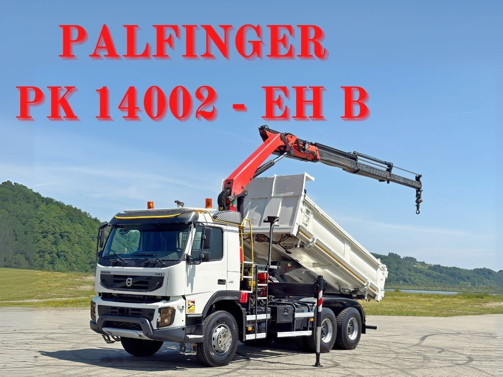 Volvo FMX 410 Kipper 4,70m *PK 14002-EH B/FUNK *6x4 - משאית מנוף: תמונה 1 Volvo FMX 410 Kipper 4,70m *PK 14002-EH B/FUNK *6x4 - משאית מנוף: תמונה 1
