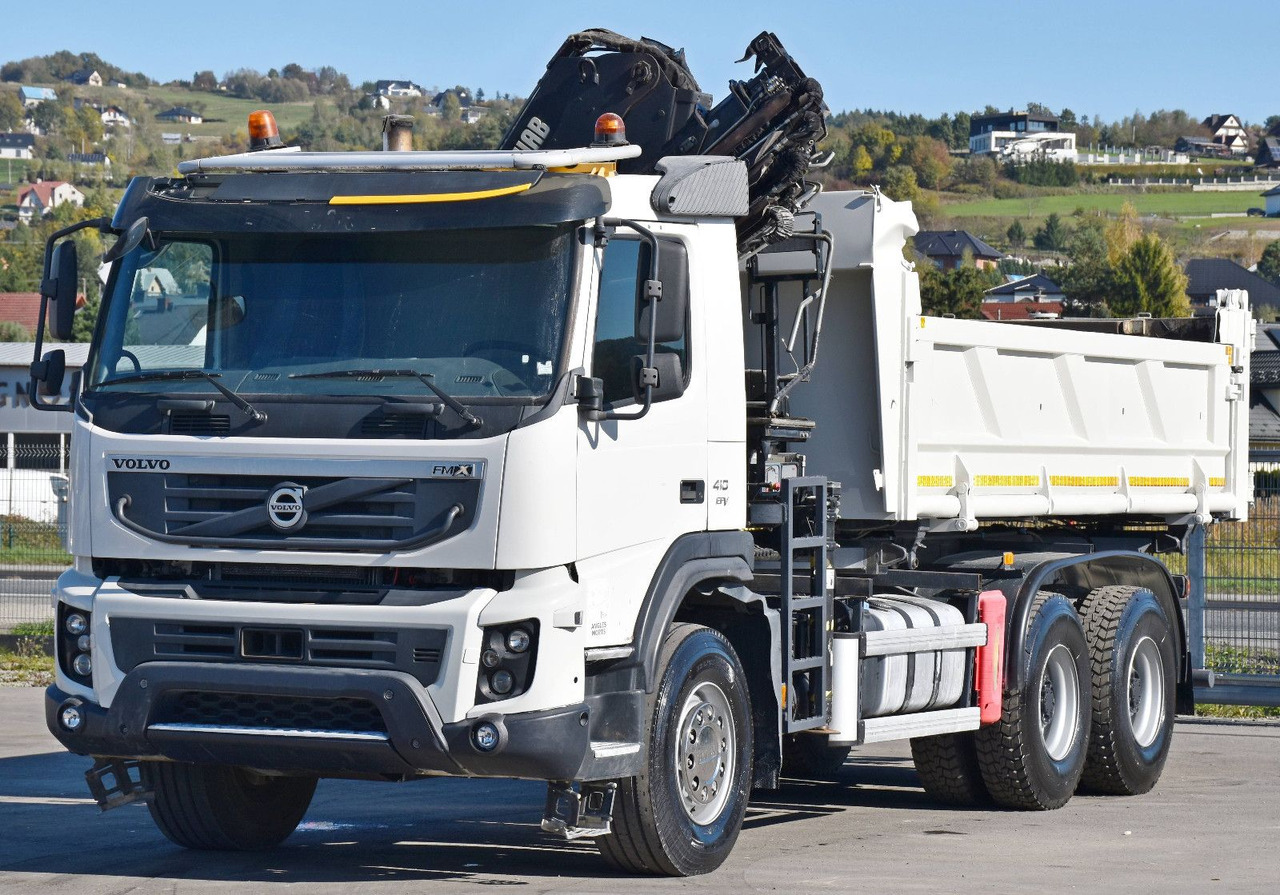 Volvo FMX 410 Kipper 5,20m*HIAB 122 D-4 HIDUO/FUNK*6x4 - מזהיר: תמונה 5 Volvo FMX 410 Kipper 5,20m*HIAB 122 D-4 HIDUO/FUNK*6x4 - מזהיר: תמונה 5