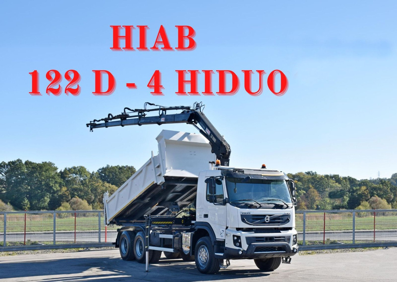Volvo FMX 410 Kipper 5,20m*HIAB 122 D-4 HIDUO/FUNK*6x4 - מזהיר: תמונה 1 Volvo FMX 410 Kipper 5,20m*HIAB 122 D-4 HIDUO/FUNK*6x4 - מזהיר: תמונה 1