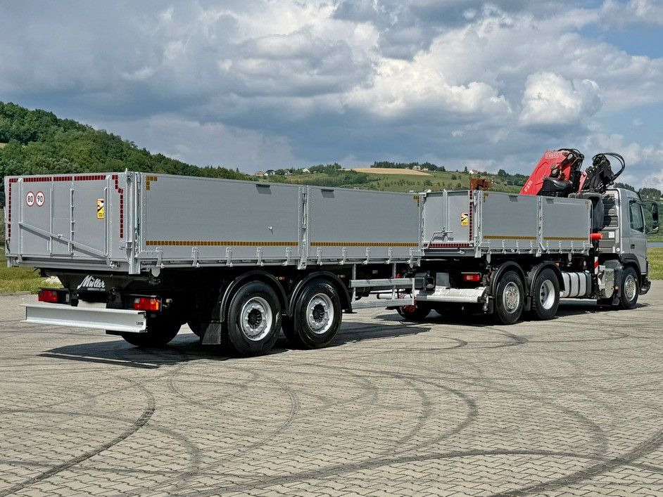 משאית מנוף Volvo FMX 420* FASSI F275.2.25 + FUNK + Anhänger / TOP: תמונה 7