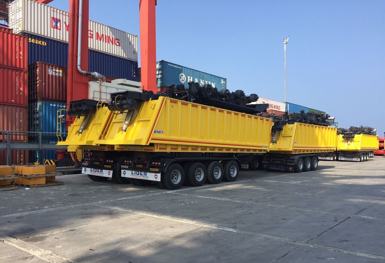 LIDER 2024 MODEL NEW 35 M3 DUMPER ( BENNE ) - סמיטריילר עם מזהיר: תמונה 3 LIDER 2024 MODEL NEW 35 M3 DUMPER ( BENNE ) - סמיטריילר עם מזהיר: תמונה 3