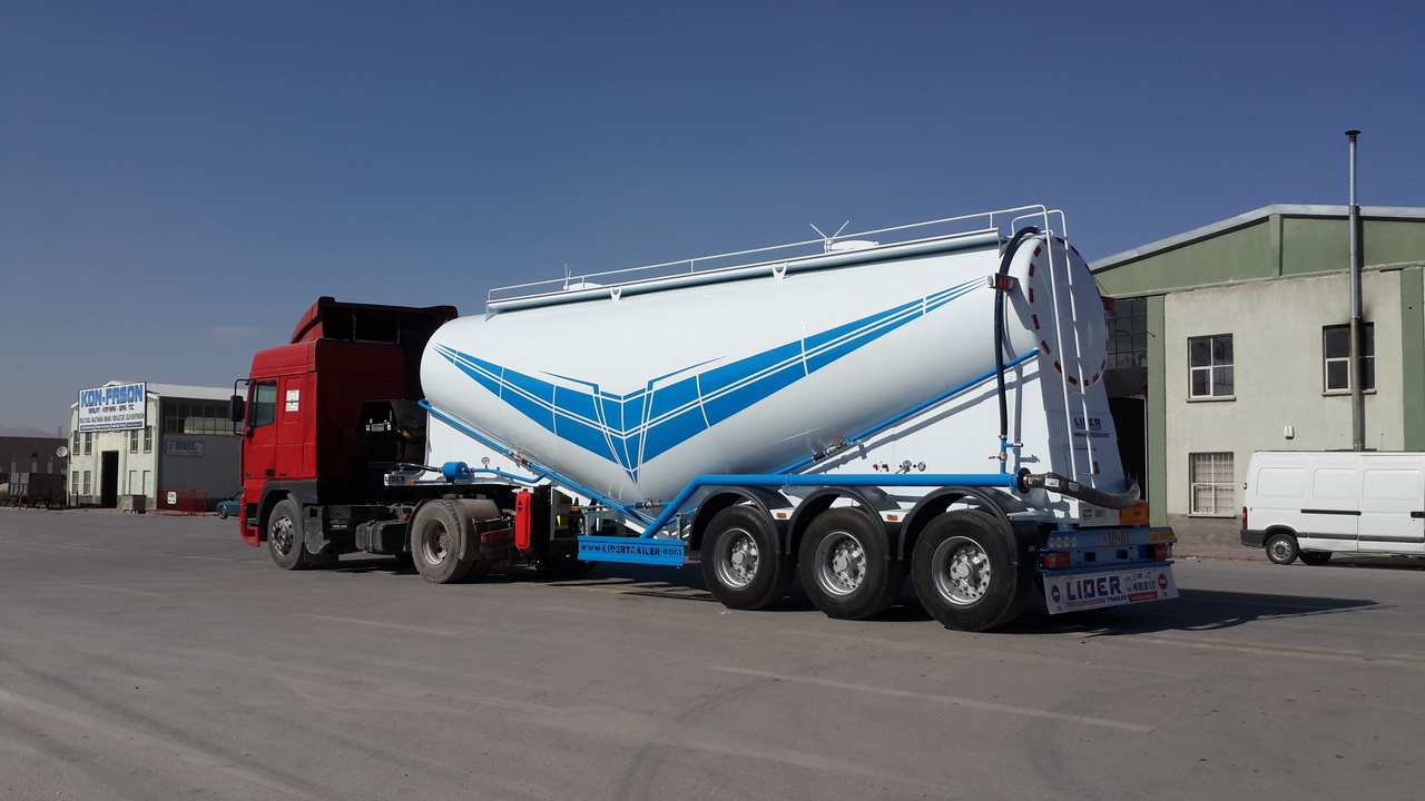 חָדָשׁ סמיטריילר מכל עבור הובלה של מלט LIDER 2025  MODEL NEW CEMENT TANKER: תמונה 9