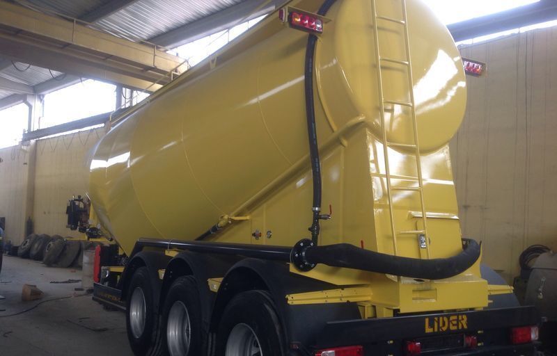 חָדָשׁ סמיטריילר מכל עבור הובלה של מלט LIDER 2025  MODEL NEW CEMENT TANKER: תמונה 6