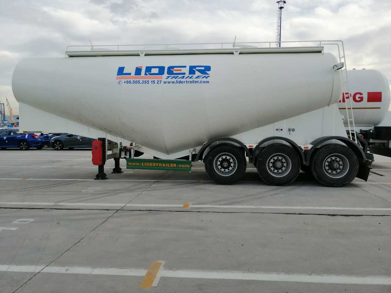חָדָשׁ סמיטריילר מכל עבור הובלה של מלט LIDER 2025  MODEL NEW CEMENT TANKER: תמונה 15