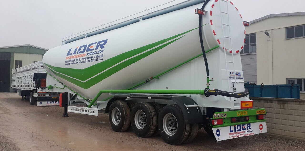 חָדָשׁ סמיטריילר מכל עבור הובלה של מלט LIDER 2025 NEW 80 TONS CAPACITY FROM MANUFACTURER READY IN STOCK: תמונה 13