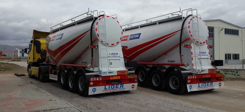 חָדָשׁ סמיטריילר מכל עבור הובלה של מלט LIDER 2025 NEW (FROM MANUFACTURER FACTORY SALE): תמונה 13