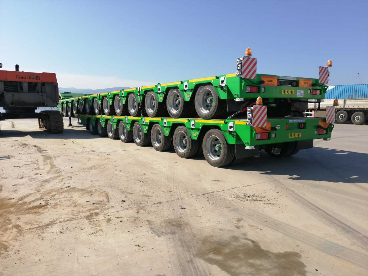 חָדָשׁ סמיטריילר עם מטען נמוך עבור הובלה של מכונות כבדות LIDER LIDER NEW 2025 MODEL Lowbed: תמונה 7