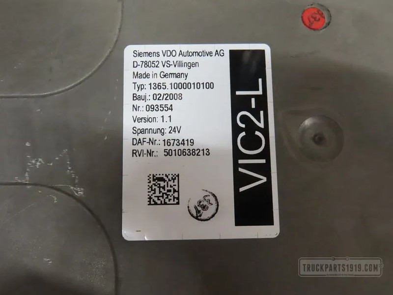 DAF 1673419 VIC2-L regeleenheid - ECU עבור משאית: תמונה 2 DAF 1673419 VIC2-L regeleenheid - ECU עבור משאית: תמונה 2