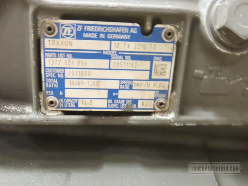 DAF 2189380 | Versnellingsbak 12TX2210T - תיבת הילוכים עבור משאית: תמונה 3 DAF 2189380 | Versnellingsbak 12TX2210T - תיבת הילוכים עבור משאית: תמונה 3