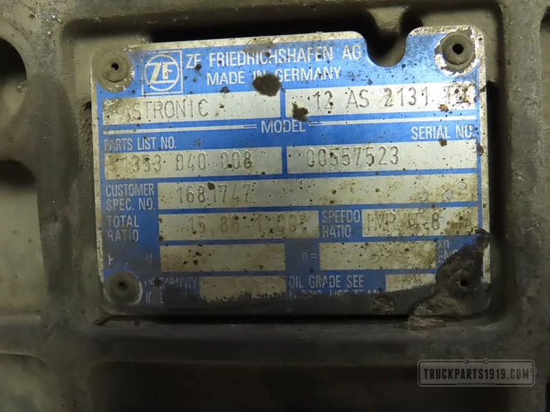 DAF Gearbox & Clutch Parts Versnellingsbak 12AS2131TD DAF - תיבת הילוכים עבור משאית: תמונה 3 DAF Gearbox & Clutch Parts Versnellingsbak 12AS2131TD DAF - תיבת הילוכים עבור משאית: תמונה 3