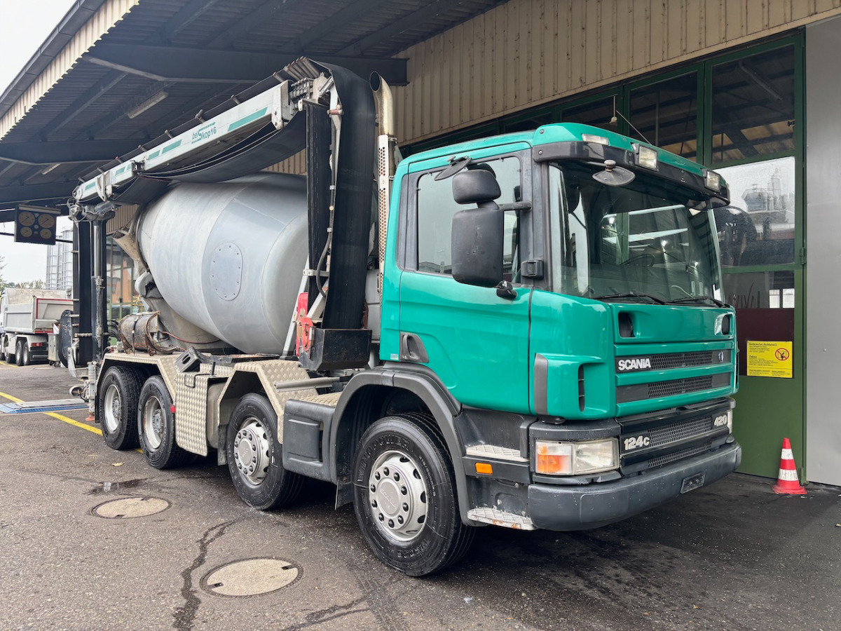 SCANIA P124CB8x4 - משאית מערבלת בטון: תמונה 1 SCANIA P124CB8x4 - משאית מערבלת בטון: תמונה 1
