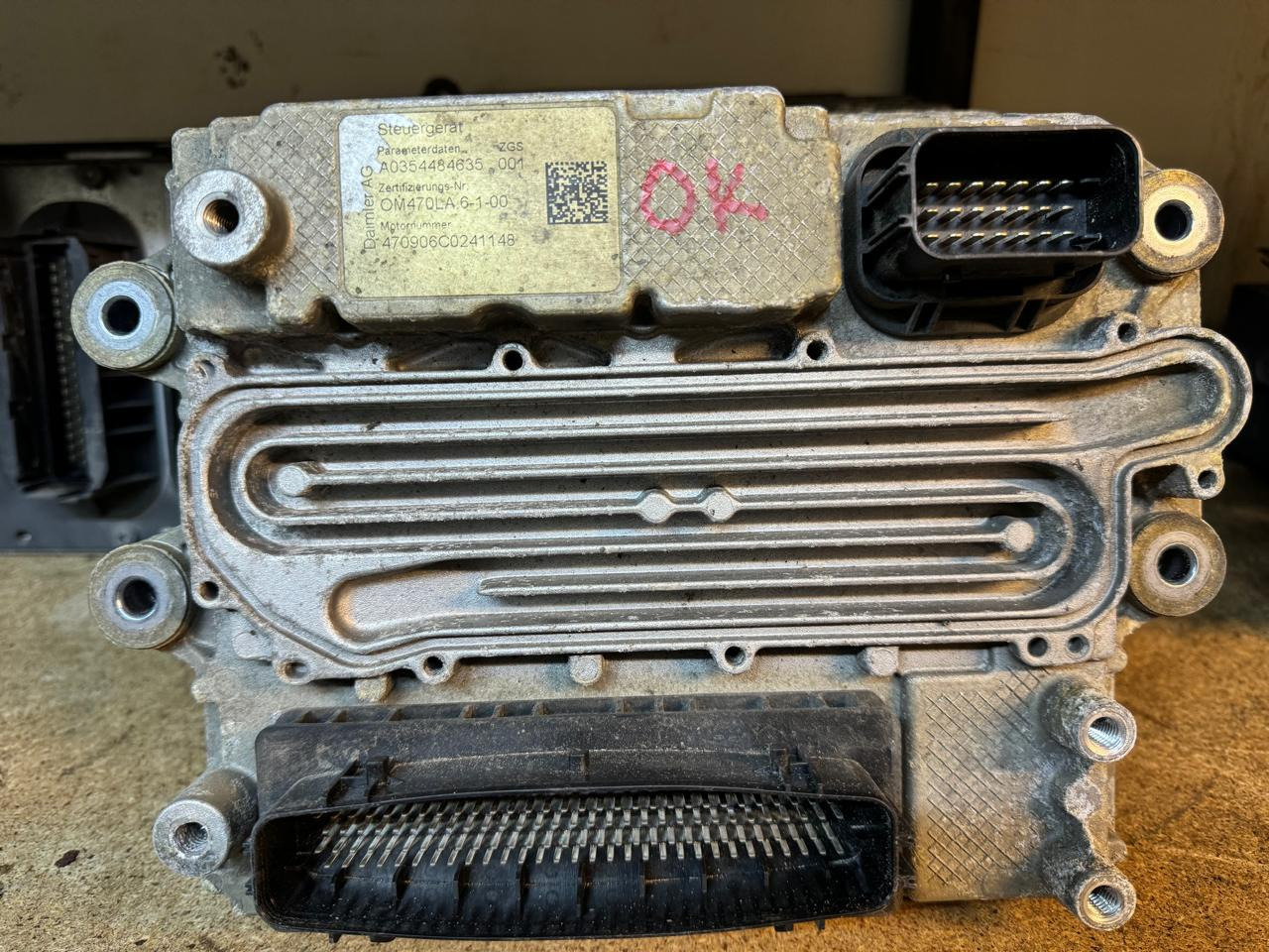 ECU עבור משאית ENGINE CONTROL UNIT(CONTROL MODULE MCM 2) OM471LA,OM470LA,OM934LA EURO 5-6: תמונה 12