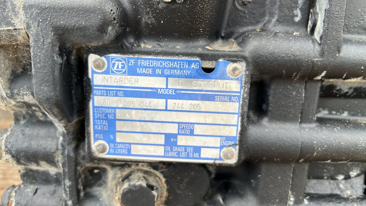 GEARBOX ZF 16S1921TD INTARDER MAN TGA - תיבת הילוכים וחלקים עבור משאית: תמונה 5 GEARBOX ZF 16S1921TD INTARDER MAN TGA - תיבת הילוכים וחלקים עבור משאית: תמונה 5