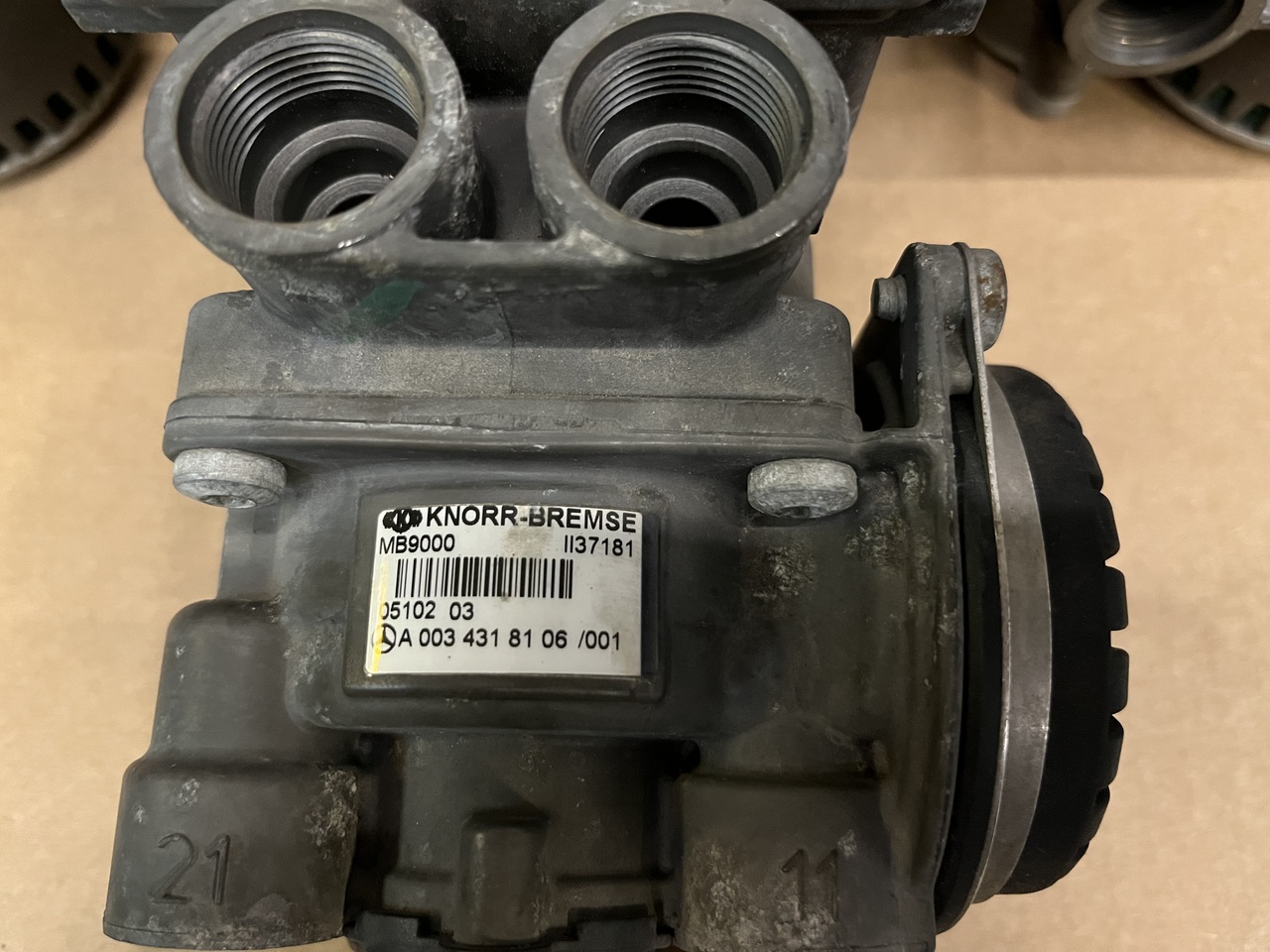 SERVICE BRAKE ATEGO KNORR-BREMSE - חלקי בלמים עבור משאית: תמונה 4 SERVICE BRAKE ATEGO KNORR-BREMSE - חלקי בלמים עבור משאית: תמונה 4