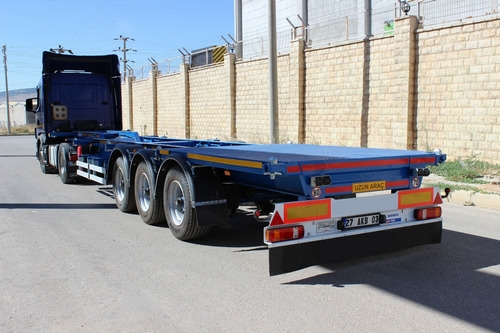 EMIRSAN 20/40/45 FT SAF AXLE SKELETAL - סמיטריילר מוביל מכולות/ החלפת גוף: תמונה 2 EMIRSAN 20/40/45 FT SAF AXLE SKELETAL - סמיטריילר מוביל מכולות/ החלפת גוף: תמונה 2