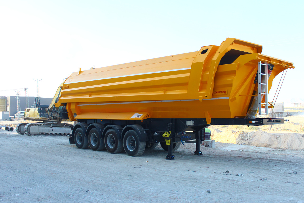 EMIRSAN 4 AXLE HEAVY DUTY TIPPER - סמיטריילר עם מזהיר: תמונה 4 EMIRSAN 4 AXLE HEAVY DUTY TIPPER - סמיטריילר עם מזהיר: תמונה 4