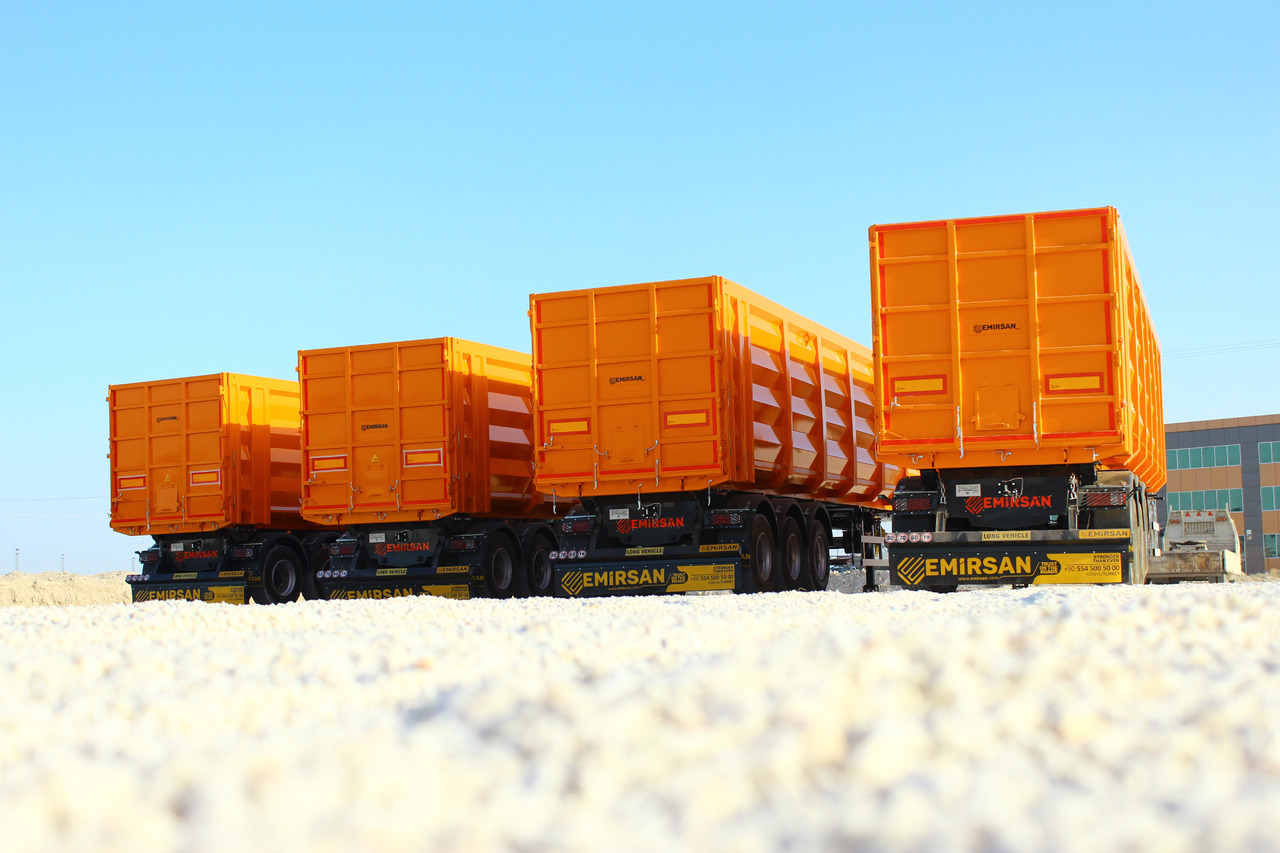 EMIRSAN ACCORDION TYPE TIPPER FOR METAL SCRAP - סמיטריילר עם מזהיר: תמונה 3 EMIRSAN ACCORDION TYPE TIPPER FOR METAL SCRAP - סמיטריילר עם מזהיר: תמונה 3