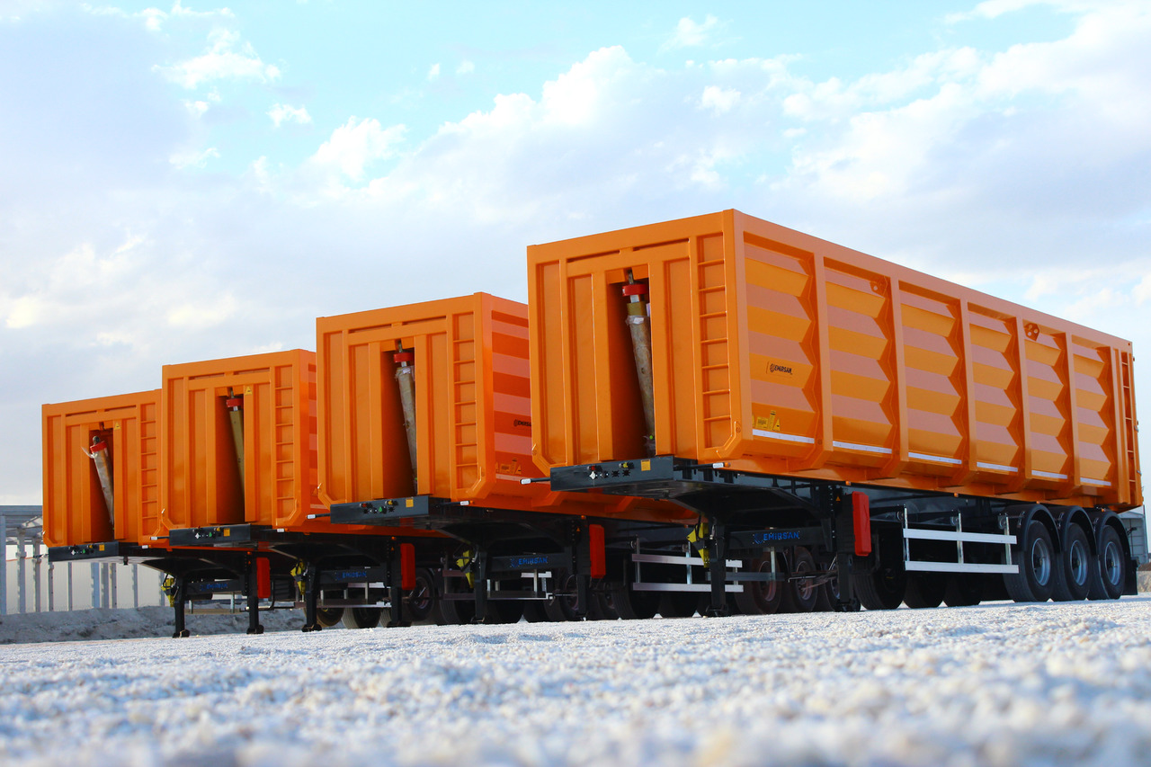 EMIRSAN ACCORDION TYPE TIPPER FOR METAL SCRAP - סמיטריילר עם מזהיר: תמונה 1 EMIRSAN ACCORDION TYPE TIPPER FOR METAL SCRAP - סמיטריילר עם מזהיר: תמונה 1