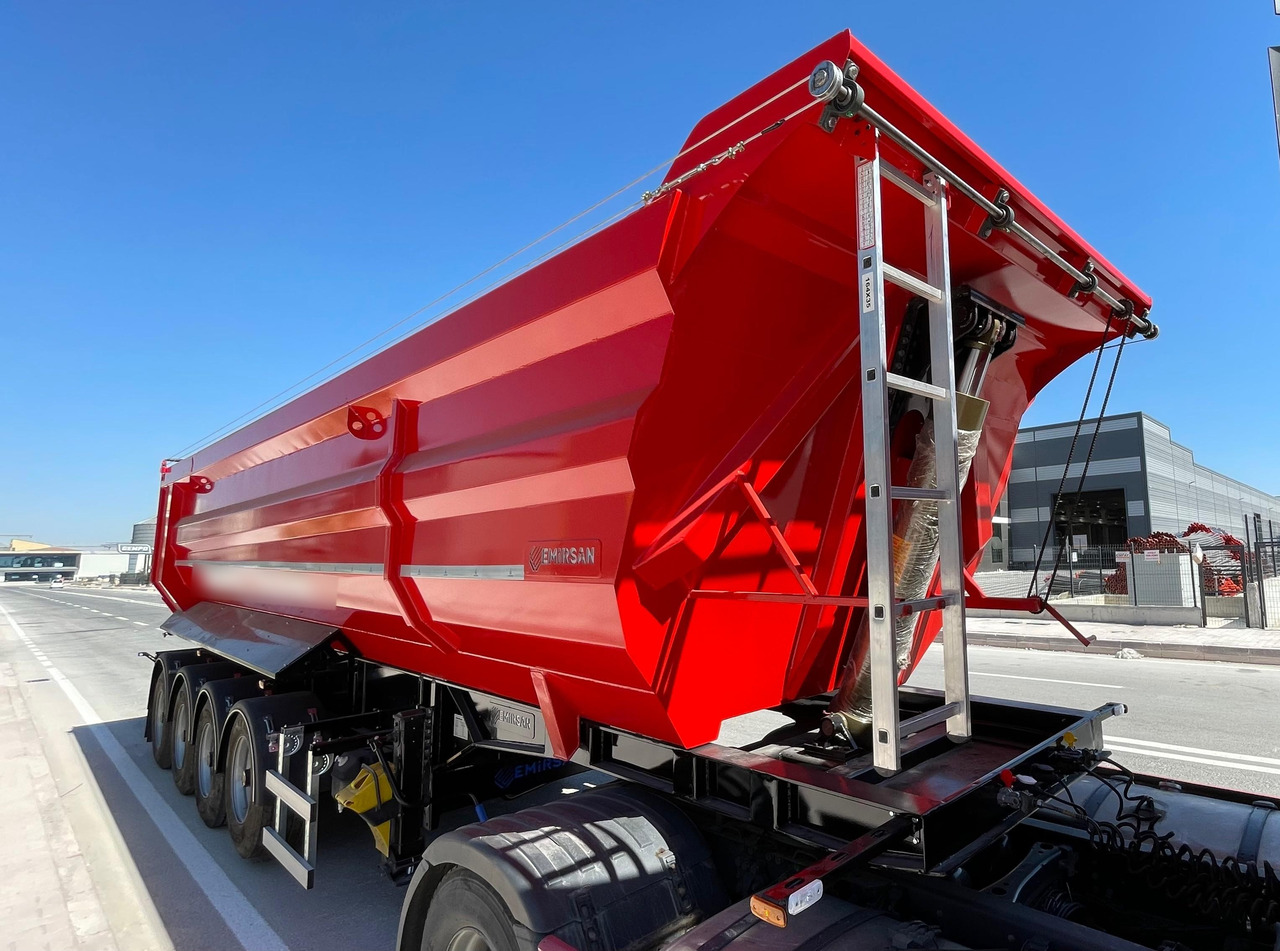 EMIRSAN SELF-STEERING, 4 AXLE U TYPE TIPPER - סמיטריילר עם מזהיר: תמונה 1 EMIRSAN SELF-STEERING, 4 AXLE U TYPE TIPPER - סמיטריילר עם מזהיר: תמונה 1