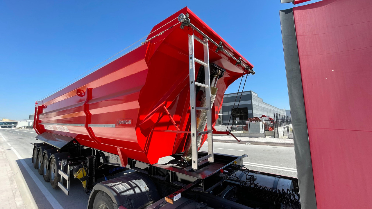 EMIRSAN SELF-STEERING, 4 AXLE U TYPE TIPPER - סמיטריילר עם מזהיר: תמונה 3 EMIRSAN SELF-STEERING, 4 AXLE U TYPE TIPPER - סמיטריילר עם מזהיר: תמונה 3