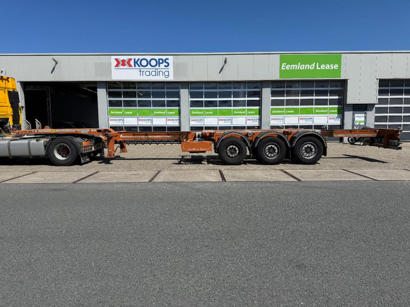 Broshuis MFCC Multi trailer uitschuifbaar 3 asser 2x 20 1x 30 1x 40 1x 45 - סמיטריילר שלדה: תמונה 1 Broshuis MFCC Multi trailer uitschuifbaar 3 asser 2x 20 1x 30 1x 40 1x 45 - סמיטריילר שלדה: תמונה 1