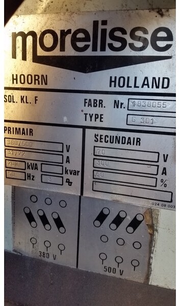 Morelisse Arcmaster 503S - ציוד ריתוך: תמונה 4 Morelisse Arcmaster 503S - ציוד ריתוך: תמונה 4