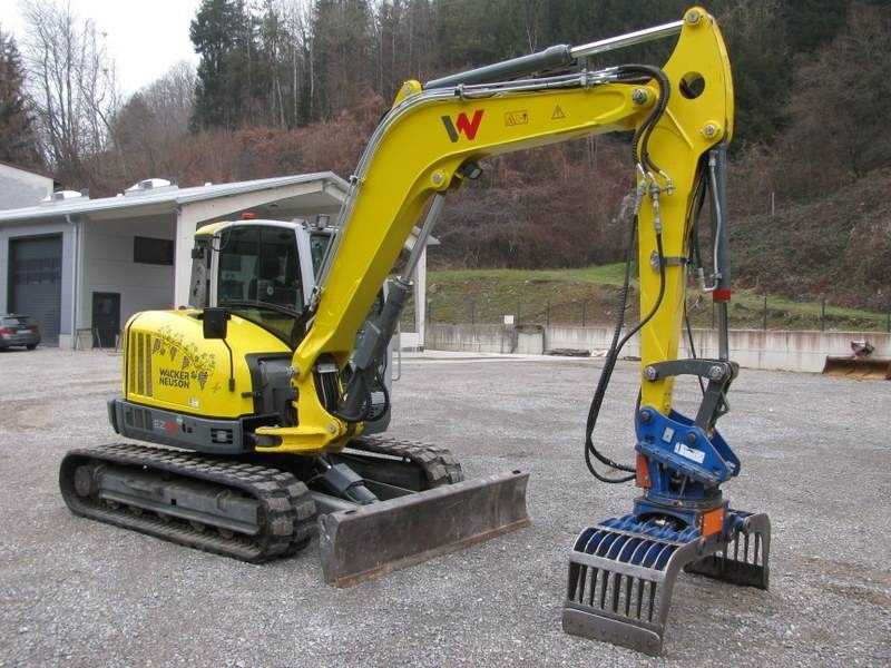 מיני מחפר Wacker Neuson EZ 80 z grajferjem: תמונה 9