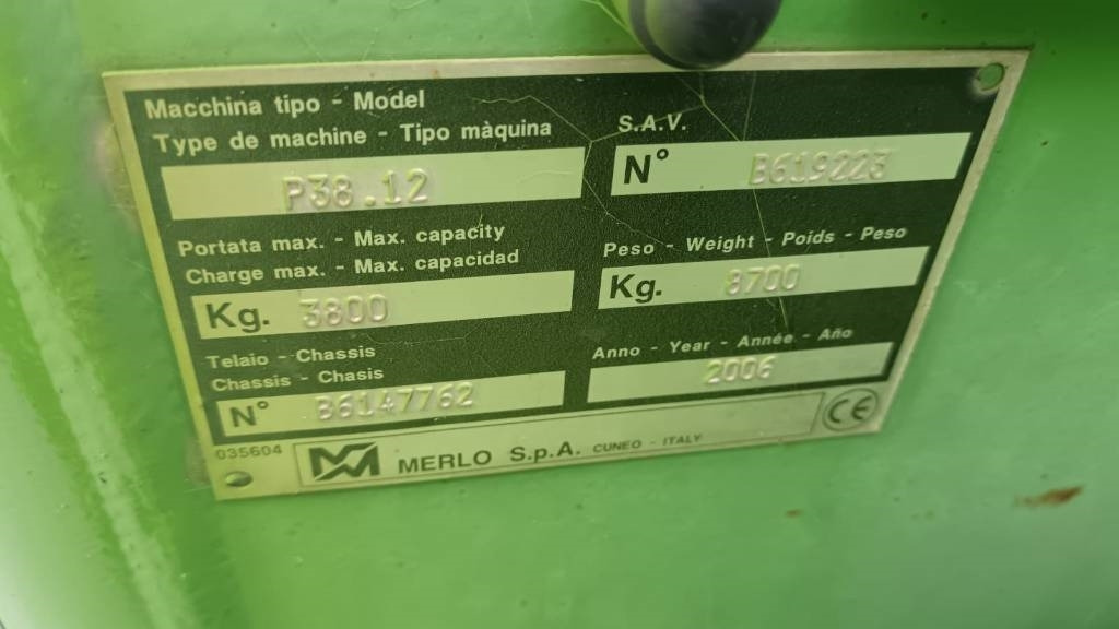 מפעיל טלסקופי Merlo 38.12: תמונה 8