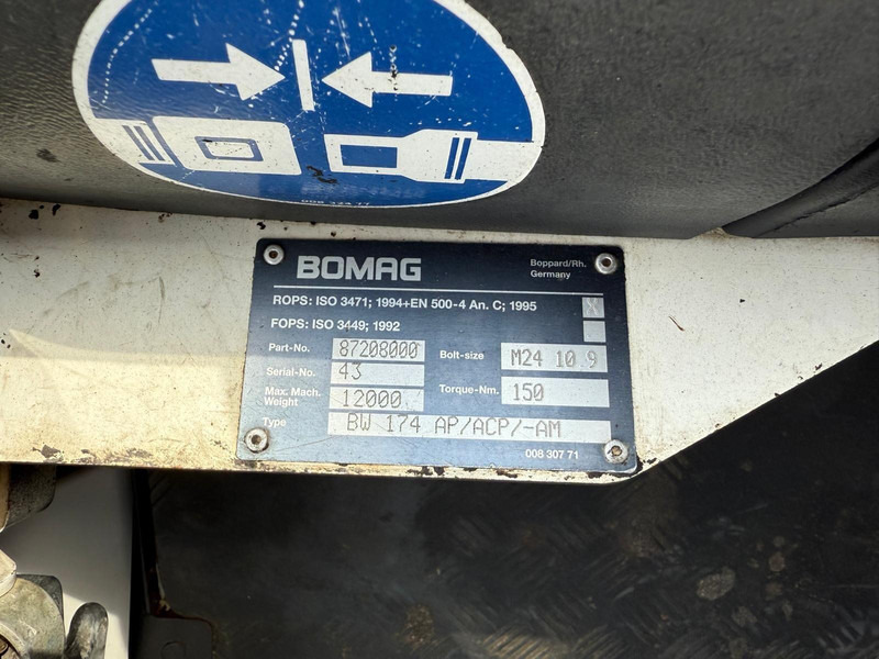 רולר Bomag Walec wibracyjny BOMAG BW 174 AP - AM // Klimatyzacja: תמונה 17