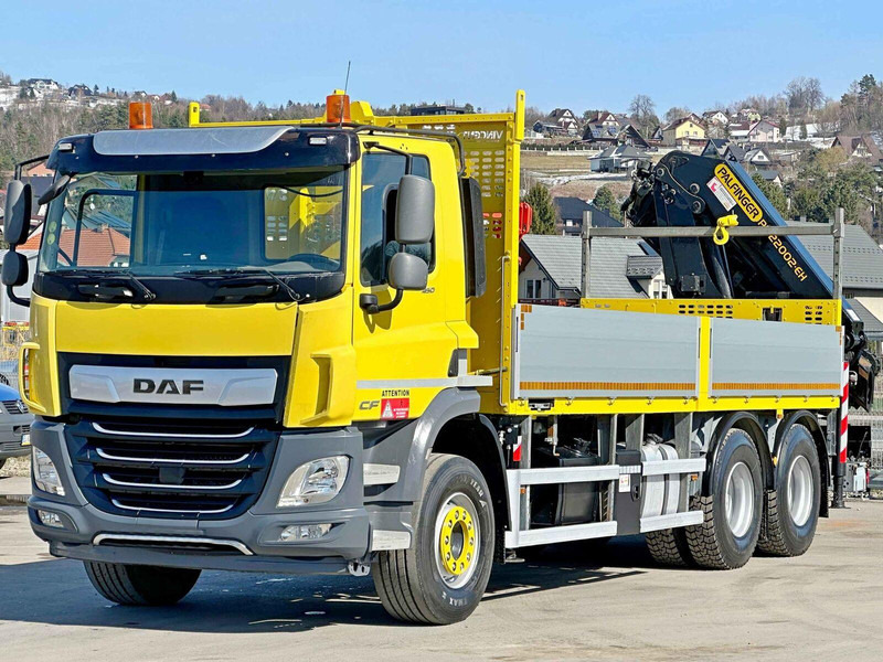 DAF CF 450 * PK 22002 - EH D + FUNK * 6x4 * TOP - משאית צד נופל/ שטוחה, משאית מנוף: תמונה 4 DAF CF 450 * PK 22002 - EH D + FUNK * 6x4 * TOP - משאית צד נופל/ שטוחה, משאית מנוף: תמונה 4