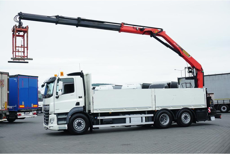 DAF CF / 480 / 6 X 2 / SKRZYNIOWY + HDS / PALFINGER PK 22 001L / OŚ - משאית צד נופל/ שטוחה, משאית מנוף: תמונה 4 DAF CF / 480 / 6 X 2 / SKRZYNIOWY + HDS / PALFINGER PK 22 001L / OŚ - משאית צד נופל/ שטוחה, משאית מנוף: תמונה 4