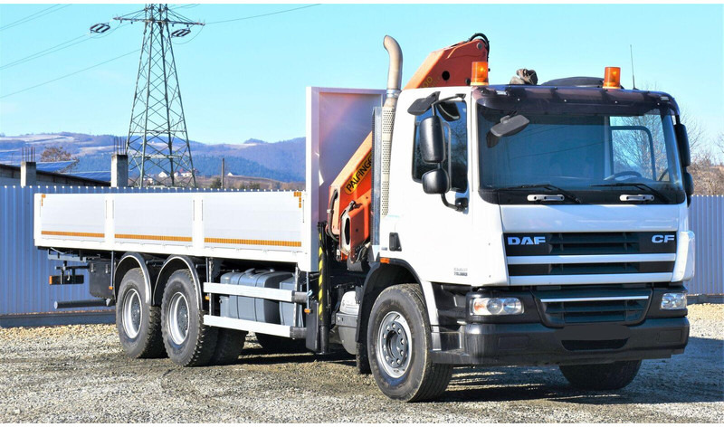 DAF CF 75.360 - משאית צד נופל/ שטוחה, משאית מנוף: תמונה 3 DAF CF 75.360 - משאית צד נופל/ שטוחה, משאית מנוף: תמונה 3