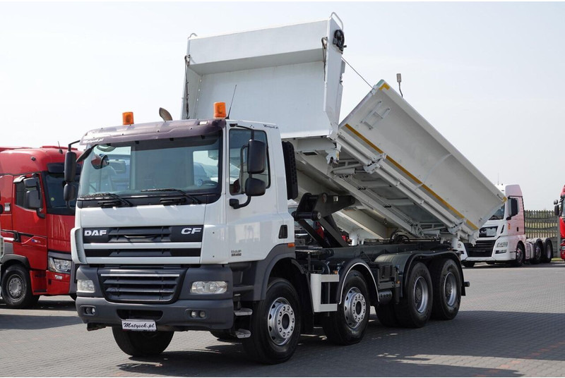 DAF CF 85.410 / 8X4 / WYWROTKA 2 STR / BORDMATIC / HYDROBURTA / SPRO - מזהיר: תמונה 1 DAF CF 85.410 / 8X4 / WYWROTKA 2 STR / BORDMATIC / HYDROBURTA / SPRO - מזהיר: תמונה 1