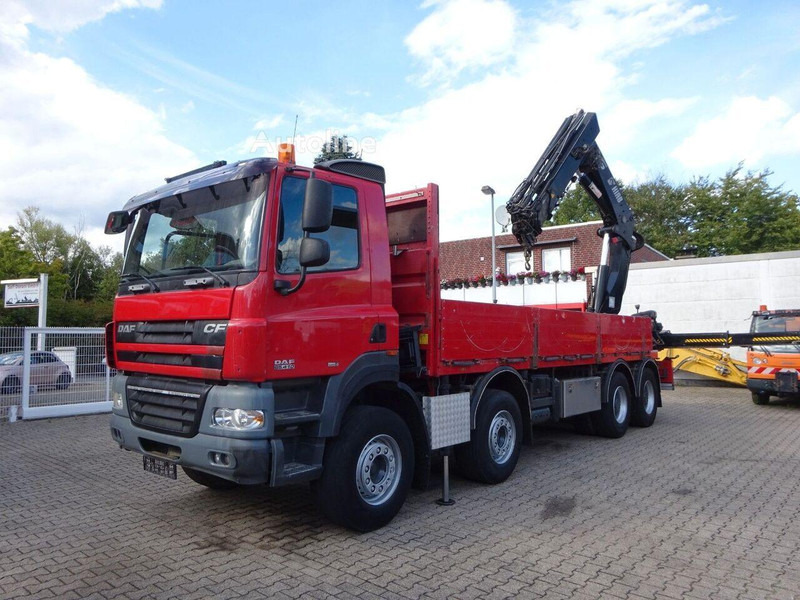 DAF CF 85.410 - Flatbed + crane - משאית צד נופל/ שטוחה, משאית מנוף: תמונה 3 DAF CF 85.410 - Flatbed + crane - משאית צד נופל/ שטוחה, משאית מנוף: תמונה 3