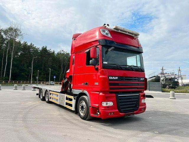 DAF XF 105 6x2 HMF 4020 EURO 5 KRAN CRANE - משאית צד נופל/ שטוחה, משאית מנוף: תמונה 4 DAF XF 105 6x2 HMF 4020 EURO 5 KRAN CRANE - משאית צד נופל/ שטוחה, משאית מנוף: תמונה 4