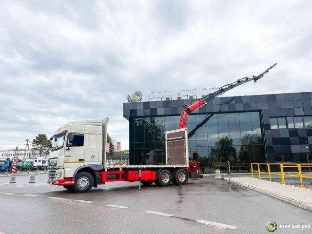 DAF XF 440 6x2 Fassi F365 FLY JIBCranePallet Grippe - משאית צד נופל/ שטוחה, משאית מנוף: תמונה 3 DAF XF 440 6x2 Fassi F365 FLY JIBCranePallet Grippe - משאית צד נופל/ שטוחה, משאית מנוף: תמונה 3