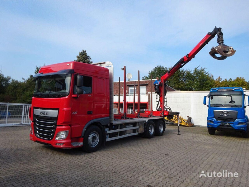 DAF XF 510 6x4 Crane EPSILON M120Z - משאית עץ, משאית מנוף: תמונה 3 DAF XF 510 6x4 Crane EPSILON M120Z - משאית עץ, משאית מנוף: תמונה 3