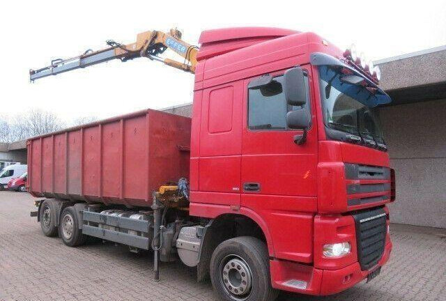 DAF XF105.410 6x2 Container + Crane - משאית דילוג העמסה: תמונה 5 DAF XF105.410 6x2 Container + Crane - משאית דילוג העמסה: תמונה 5
