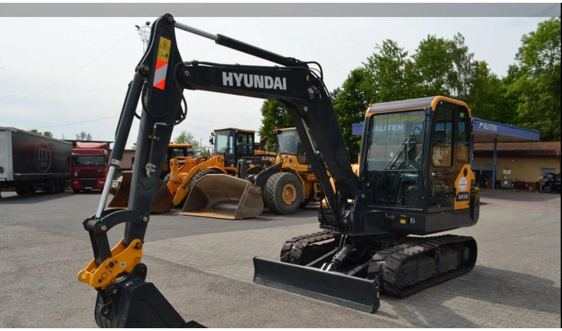 Hyundai HX55 Mini lánctalpas forgókotró - מיני מחפר: תמונה 3 Hyundai HX55 Mini lánctalpas forgókotró - מיני מחפר: תמונה 3