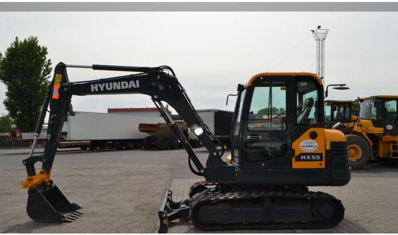 Hyundai HX55 Mini lánctalpas forgókotró - מיני מחפר: תמונה 5 Hyundai HX55 Mini lánctalpas forgókotró - מיני מחפר: תמונה 5