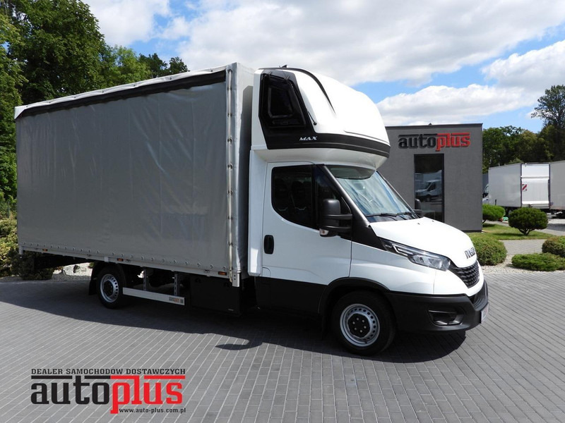 Iveco DAILY 35S18 PLANDEKA 10 PALET WEBASTO TEMPOMAT NAWIGACJA LEDY KL - כלי רכב מסחרי עם וילונות צד: תמונה 1 Iveco DAILY 35S18 PLANDEKA 10 PALET WEBASTO TEMPOMAT NAWIGACJA LEDY KL - כלי רכב מסחרי עם וילונות צד: תמונה 1