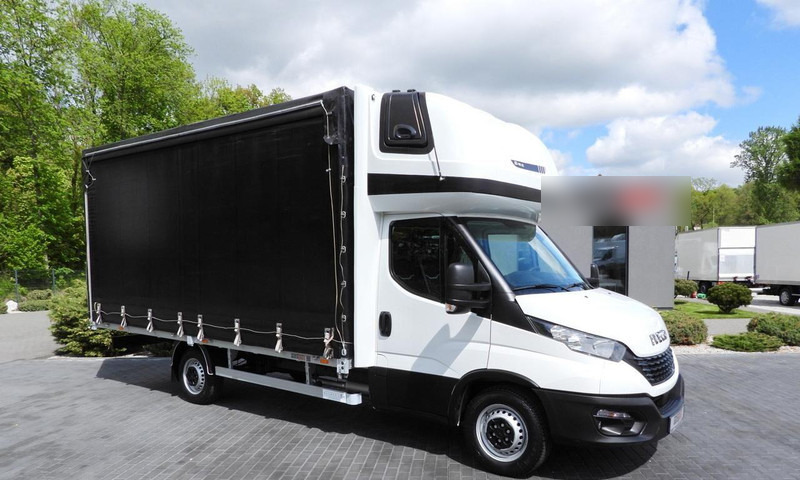 Iveco Daily 35S18 PLANDEKA 10 PALET WEBASTO TEMPOMAT KLIMATYZACJA 18 - כלי רכב מסחרי עם וילונות צד: תמונה 1 Iveco Daily 35S18 PLANDEKA 10 PALET WEBASTO TEMPOMAT KLIMATYZACJA 18 - כלי רכב מסחרי עם וילונות צד: תמונה 1