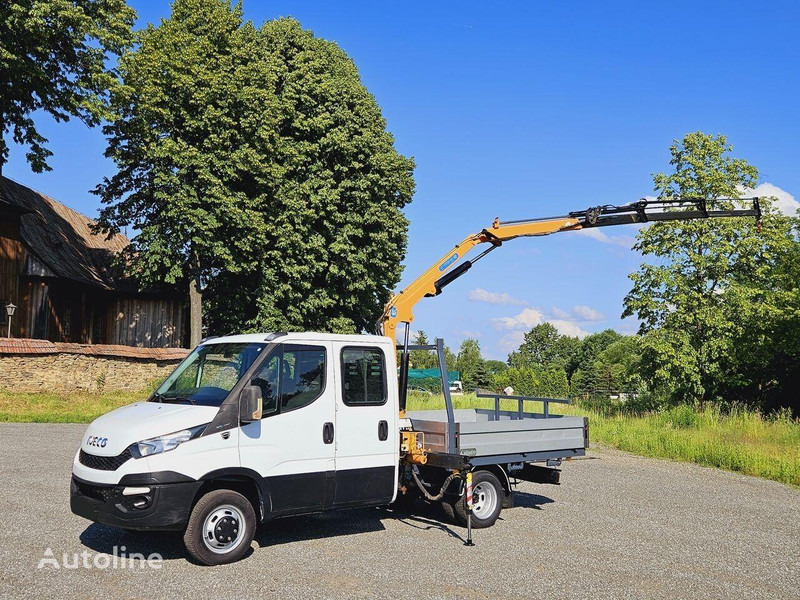 Iveco Daily 35c-15 Doka flatbed + crane Effer - כלי רכב מסחרי במיטה שטוחה, כלי רכב מסחרי קומבי: תמונה 4 Iveco Daily 35c-15 Doka flatbed + crane Effer - כלי רכב מסחרי במיטה שטוחה, כלי רכב מסחרי קומבי: תמונה 4